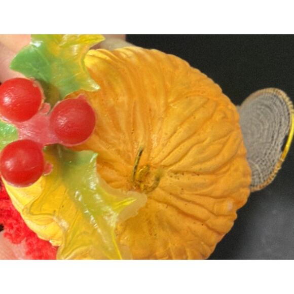 Vintage Morgan Inc Flocked Angel Babes Hanging Ornaments Set of 2 - Picture 3 of 5